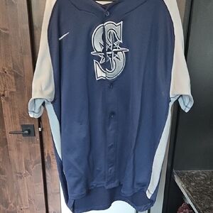 SEATTLE MARINERS Nike Navy Blue Team Jersey